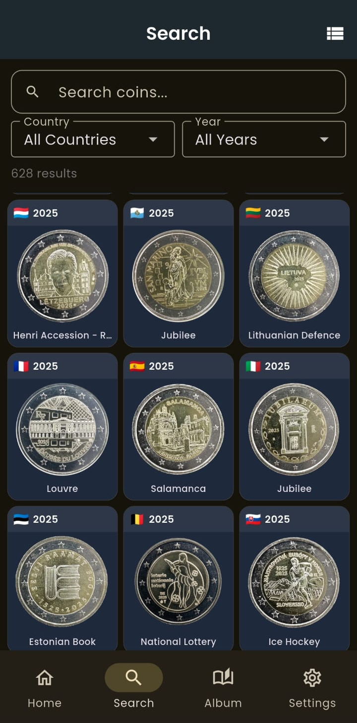 2 euro commemorative coin search in English