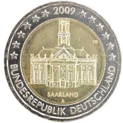 Federal State of Saarland, Ludwigskirche in Saarbrücken (Bundesländer I)