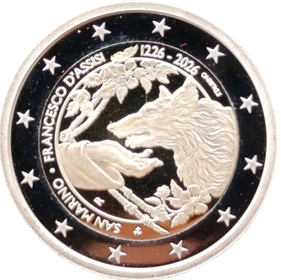 San Marino 2026 – 800. Todestag des Heiligen Franz von Assisi